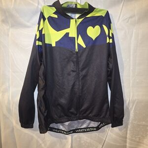 Kids Cycling Jacket - Black and Yellow